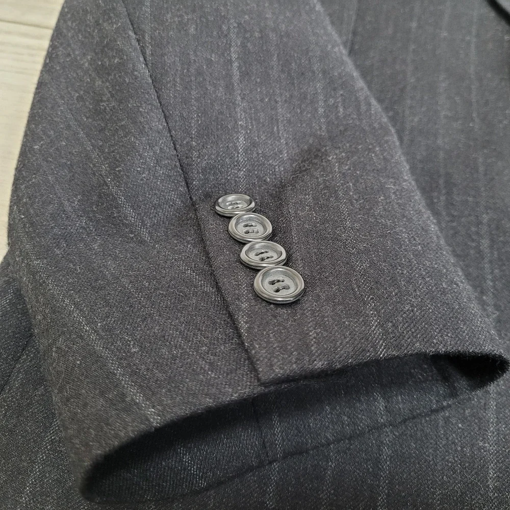 🕴️Vintage‎ Nino Cerruti Rue Royale Men's S/M Pinstripe Wool Blazer Filene's